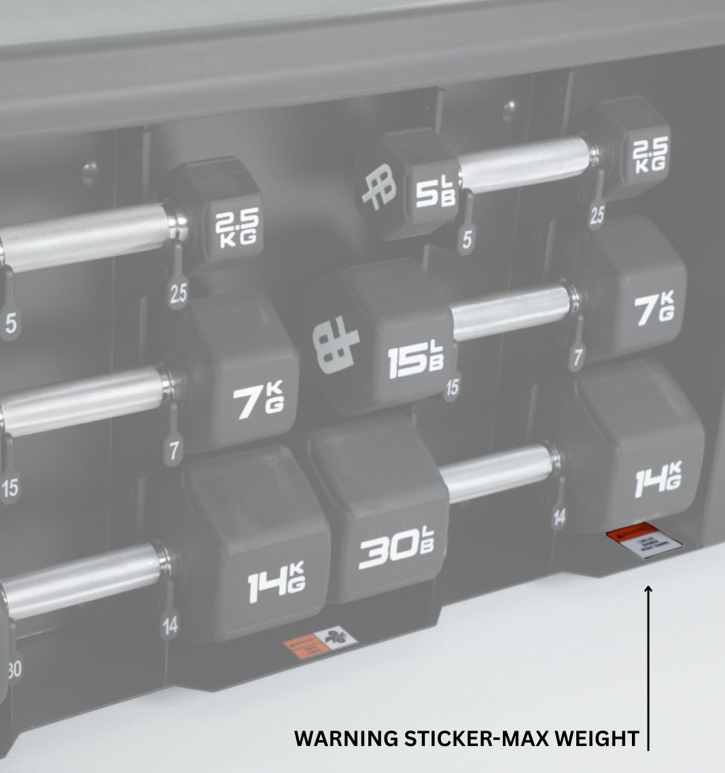 Warning Decal - Max Weight