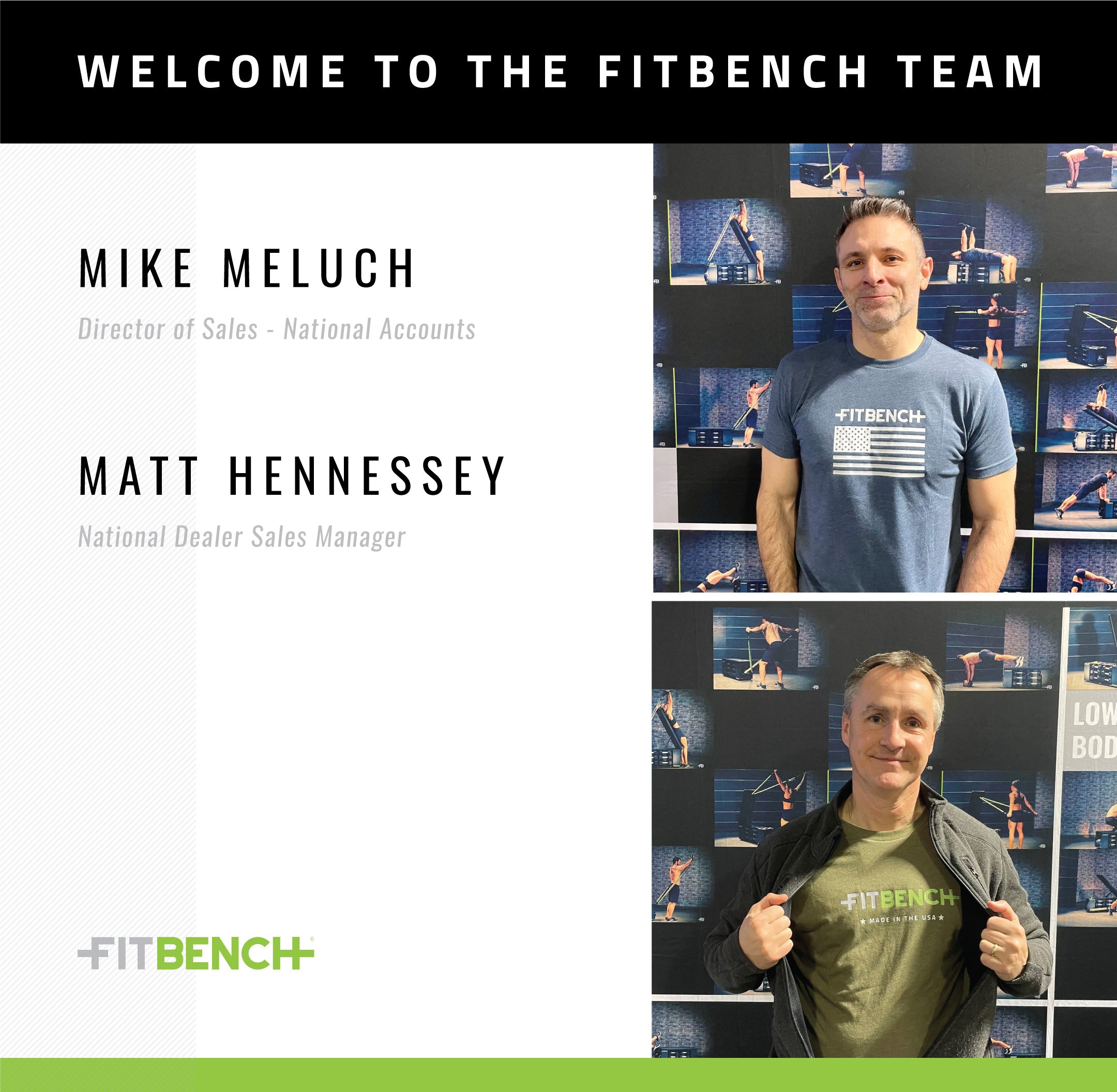 FITBENCH® Expands Sales Team with Two Industry Leaders
