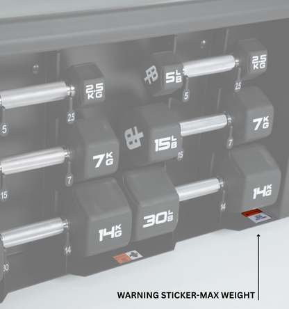 Warning Decal - Max Weight