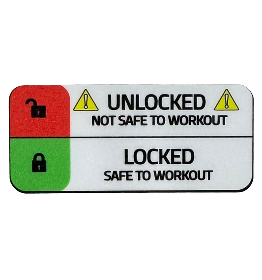 Warning Decal - Red/Green Safety Mobility Indicator